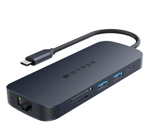 Hyper HyperDrive EcoSmart Gen.2 Universal USB-C 8-in-1 140W PD3.1 - 1170378 - zdjęcie